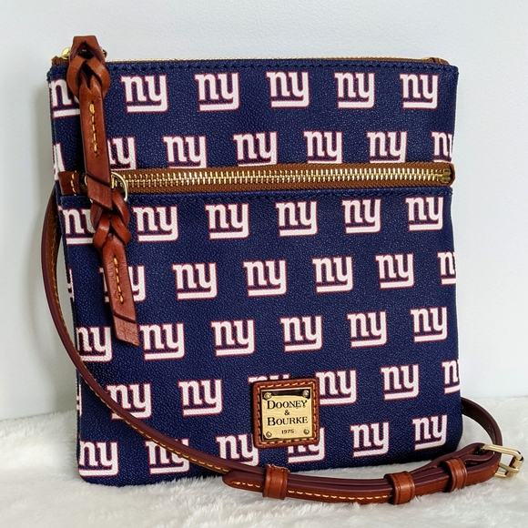 Dooney & Bourke Handbags - Dooney & Bourke NY Giants Double Zip Crossbody NWT
